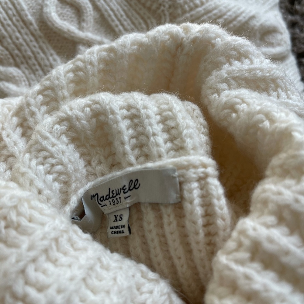 Madewell Cityblock Turtleneck Sweater Size XS - Picture 5 of 8